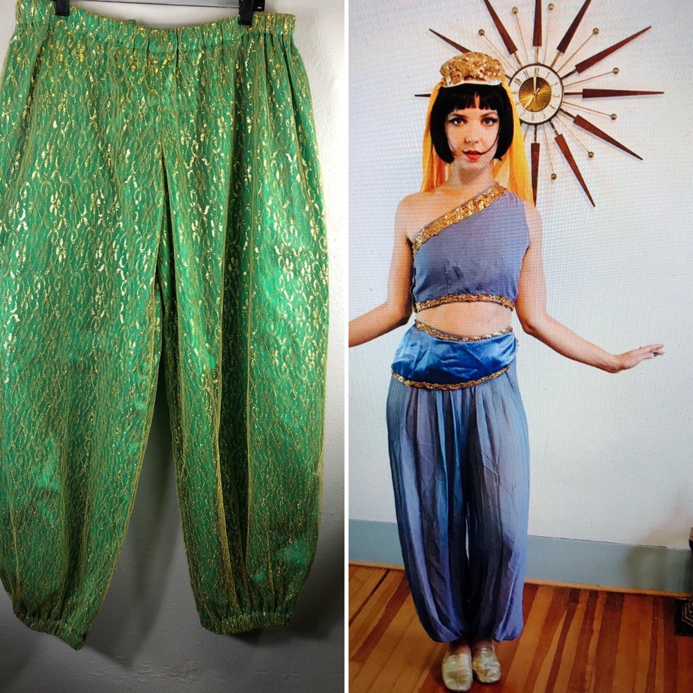 Vintage 1960’s TALL Genie Costume Harem Pants XXL